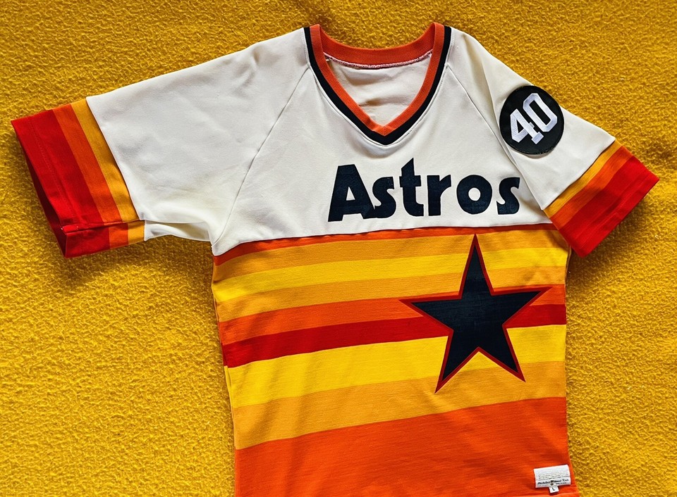 Houston Astros Jose Cruz 25 Tequila Sunrise Jersey & NIKE DriFiT