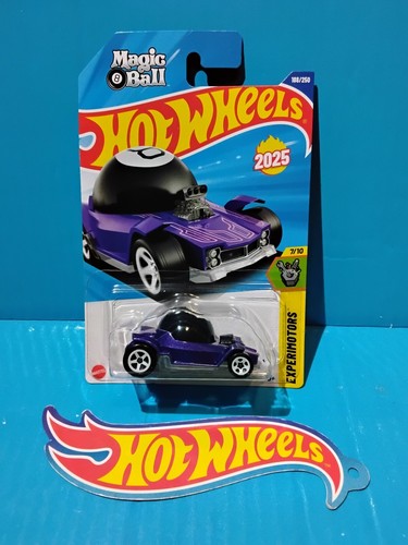 2025 HOT WHEELS NEW MODEL H CASE DECIDEDLY GO #118 EXPERIMOTORS MAGIC 8 BALL