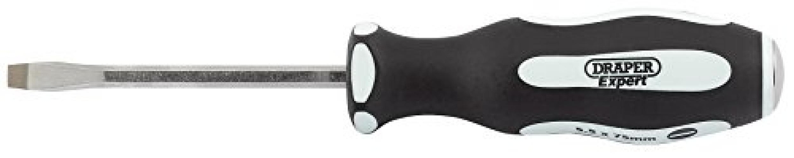 Draper Expert 35181 – sterlina Thru Plain Slot cacciavite, impugnatura morbida,