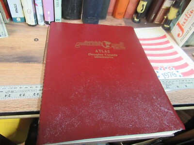 Vintage 1958 Atlas Of Douglas County Minnesota Directory Map Farm Land Book