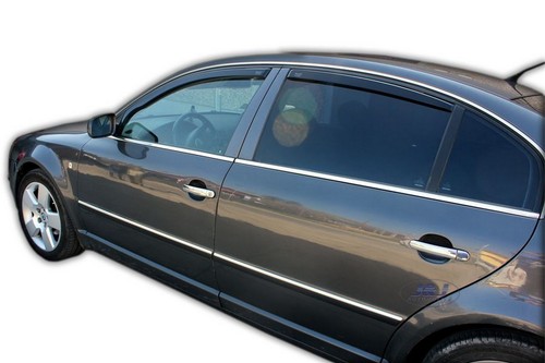 Deflectores de viento para Skoda Superb Mk1 2002-2008 4 puertas berlina juego de 4 piezas Heko - Imagen 4 de 7