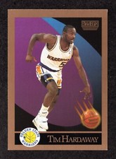 1990 SKYBOX NBA Basketball Rookie Card #95😎 TIM HARDAWAY, Golden State Warriors