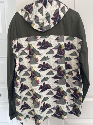 Staple Mens The Militech Nylon Windbreaker Jacket, Green, 2XL - Picture 2 of 4