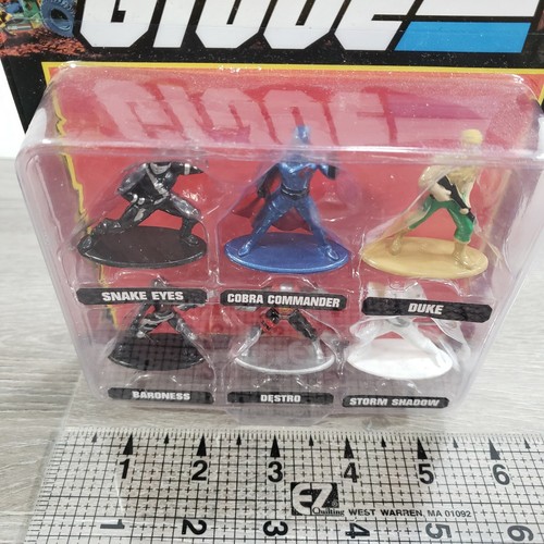 2020 Jada Nano Metalfigs GI Joe Cobra Commander Snake Eyes Storm Shadow Baroness - Bild 5 von 5