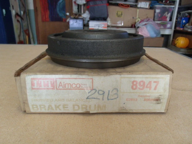 LATE 80'S CHRYSLER, DODGE, PLYMOUTH ITT/AIMCO NO.8947 BRAKE DRUM - Image 2 of 2
