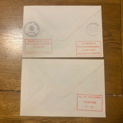 GB 1976-1978 Selection of Nine RAF RAFM HA Series Flown Covers: SHSs/Cachets (2) - Picture 3 of 11