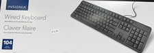 Insignia USB Keyboard with 10 Key Pad Multimedia Keys - English - NS PNK5001