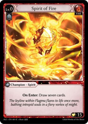 Spirit of Fire [1] Common Near Mint - Grand Archive​​​​​ | eBay