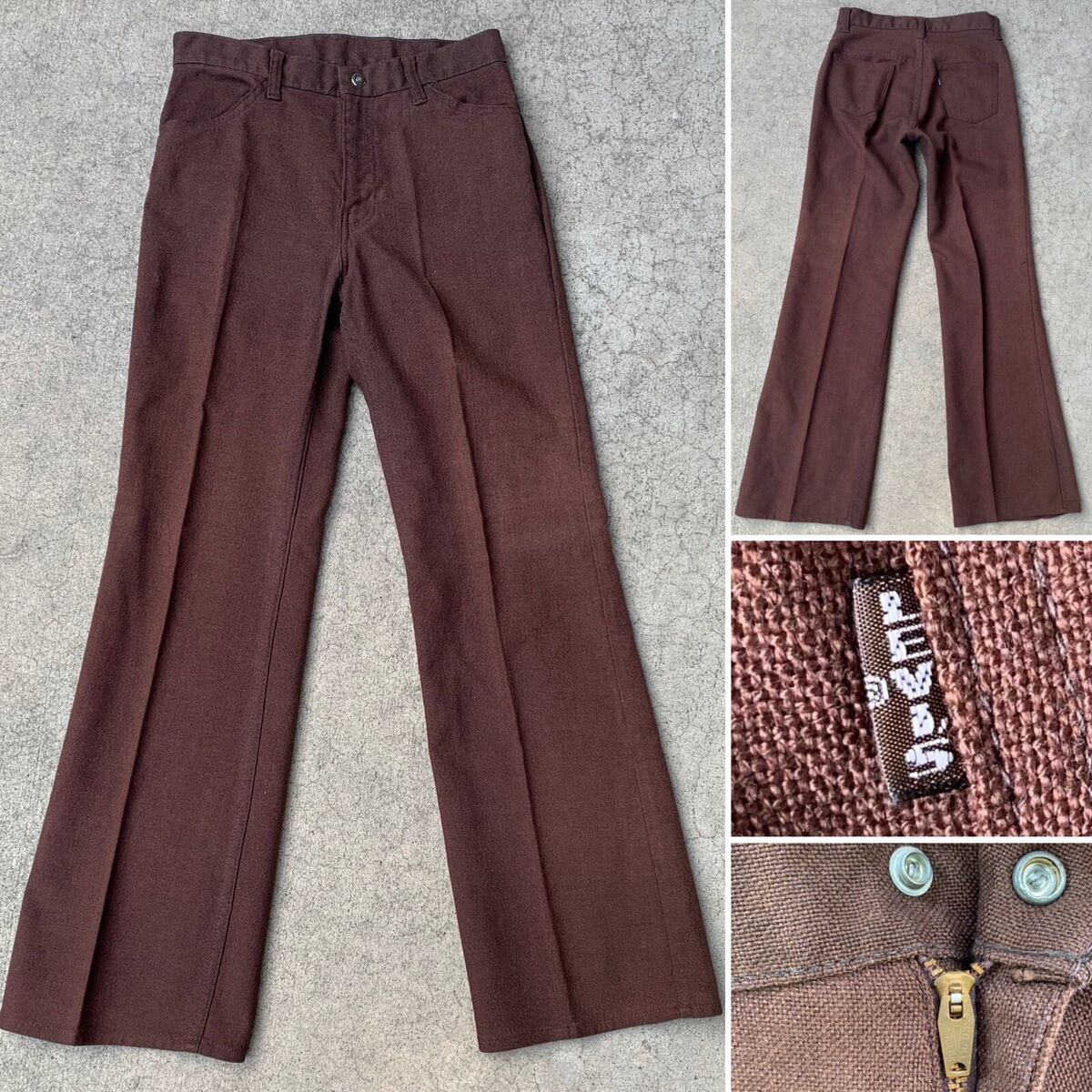 vintage LEVI'S big E pants Scovill Gardlok zipper 28 1/2 vintage LEVI'S big E pants Scovill Gardlok zipper 28 1/2