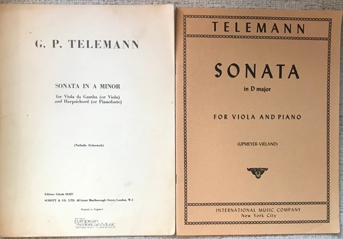 VIOLA COLLECTION #2 BAROQUE SONATAS - TELEMANN, CORELLI. MARCELLO, HANDEL - Afbeelding 3 van 3