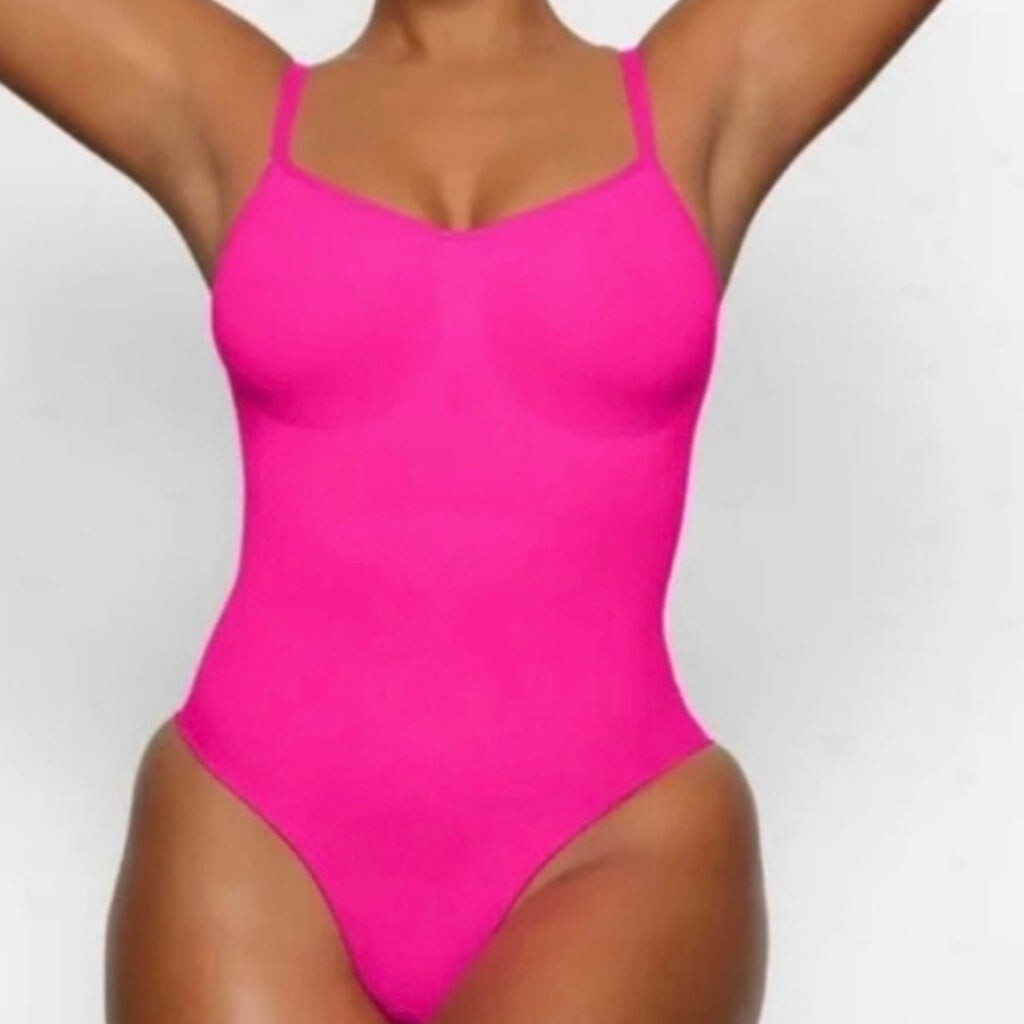 poisポワwarm sheer bodysuit (pink)Msize OW Collection | CLARA Sheer Bodysuit | Women's Pink