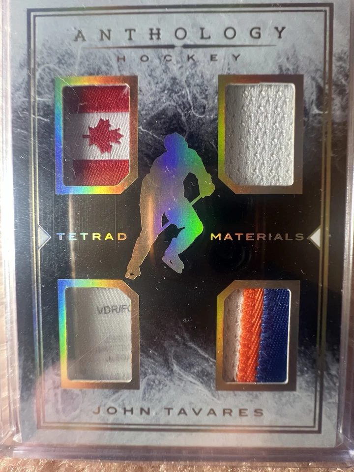 John Tavares 2014-15 Panini Antología Tetrada BANDERA Parche Jersey Etiqueta de Lavandería/15 Foto 4 de 4