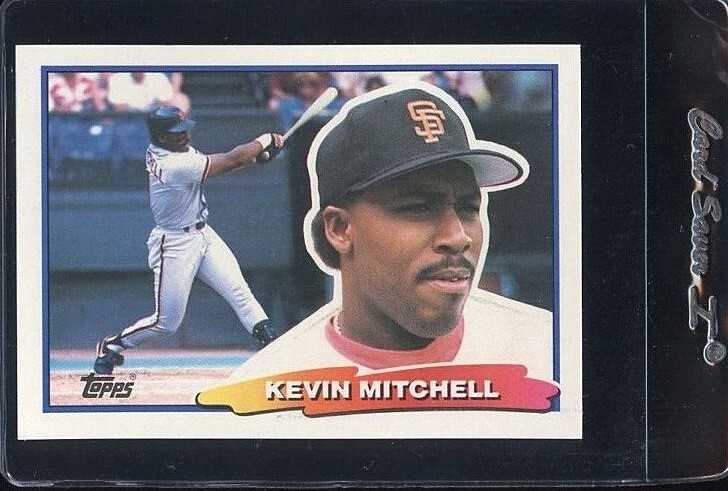 1988 TOPPS BIG BASEBALL #57 KEVIN MITCHELL SAN FRANCISCO GIANTS