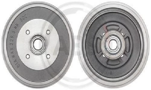 Original A.B.S. Bremstrommel 2749-SC für Dacia Fiat Lada Lancia Mercedes-Benz - Bild 1 von 1