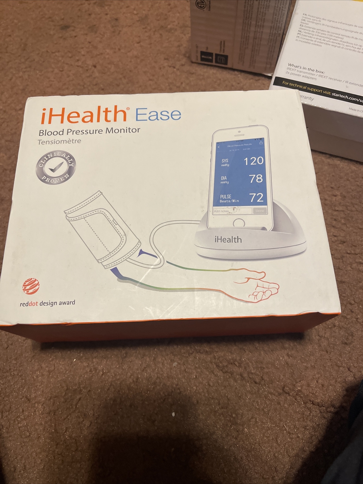 iHealth Ease Blood Pressure Monitor eBay