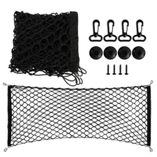 Envelope Style Trunk Cargo Net Storage Organizer Universal Bag Hook for Car Rear