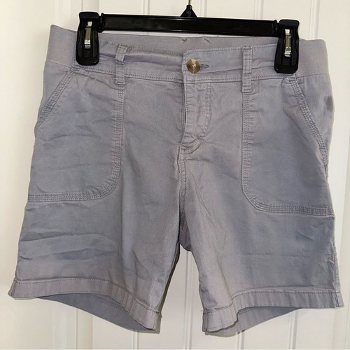 Lee Ryders gray midrise Bermuda shorts, women 6 - Picture 2 of 10