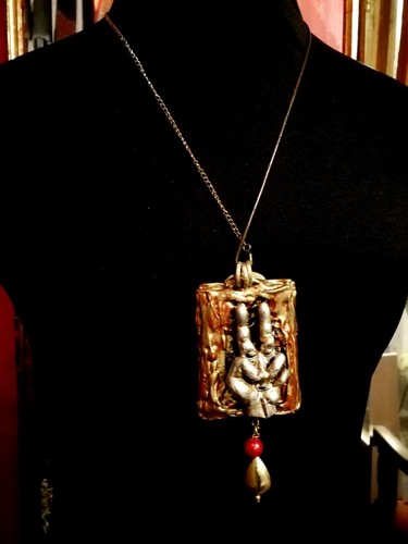 Left Hand Path Satanic Ritual Talisman Pendant Satan Lucifer Inverted Pentagram - Picture 4 of 24