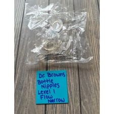 Dr. Browns Bottle Nipples Level 1 Flow Narrow 6-Pack Baby Feeding Supplies