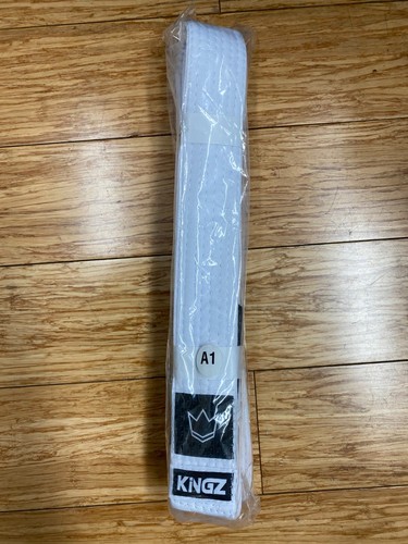 Kingz Brazilian Jiu-Jitsu Durable White Belt BJJ A1