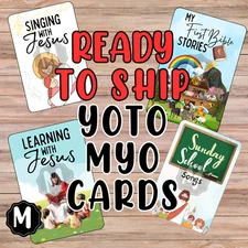Yoto MYO Card Labels - READY to SHIP - Religious / Christianity Fun Labels