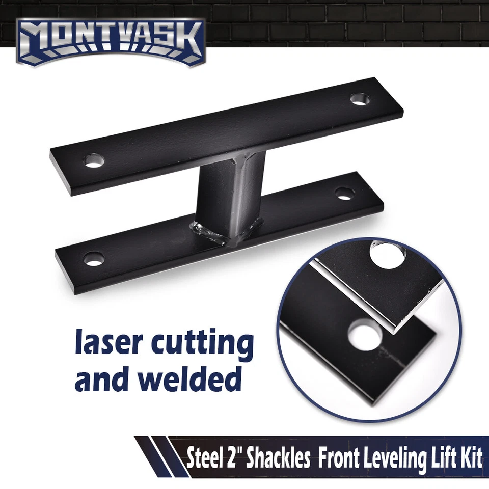 Fit For 99-2004 Ford F-250 F-350 Super Duty 4WD 2" Shackles Front Level Lift Kit Foto 3 de 4