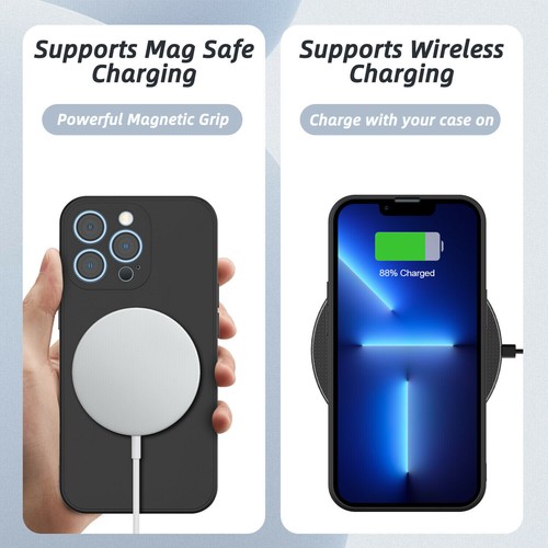 Coque iPhone 16 15 14 13 12 11 XR XS Protection Antichoc Silicone Microfibre Mat - Zdjęcie 14 z 30
