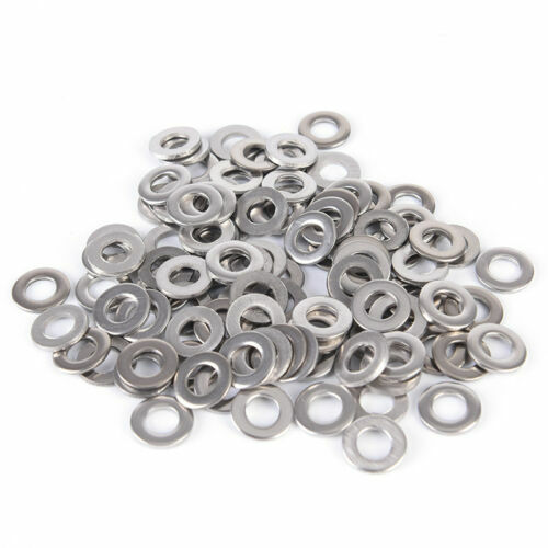 (Lot of 100) #4 Stainless Steel Flat Washer Metric - Picture 2 of 3