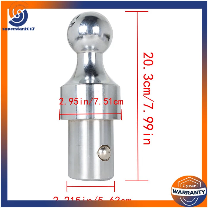 Bola de enganche de remolque de cuello de ganso de acero nueva para Chevrolet Silverado 2500 HD 3500 HD Foto 2 de 4