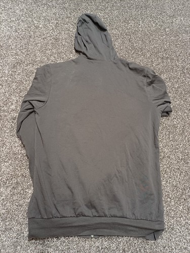 Adidas Track Jacket Men Small Green Black Full Zip Reversable Hood - Picture 7 of 13