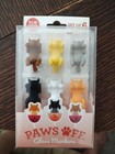Paws Off Glass Markers (Set of 6) by True Zoo New In Package...M2
