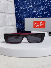RayBan 2026 new narrow frame sunglasses fashion sunglasses men's and women's squ