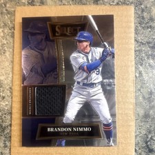 Panini 2022 Select Swatches Brandon Nimmo #SELS-BN New York Mets Baseball