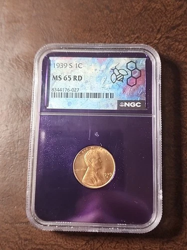 1939 S LINCOLN WHEAT CENT ✪ NGC MS-65-RD