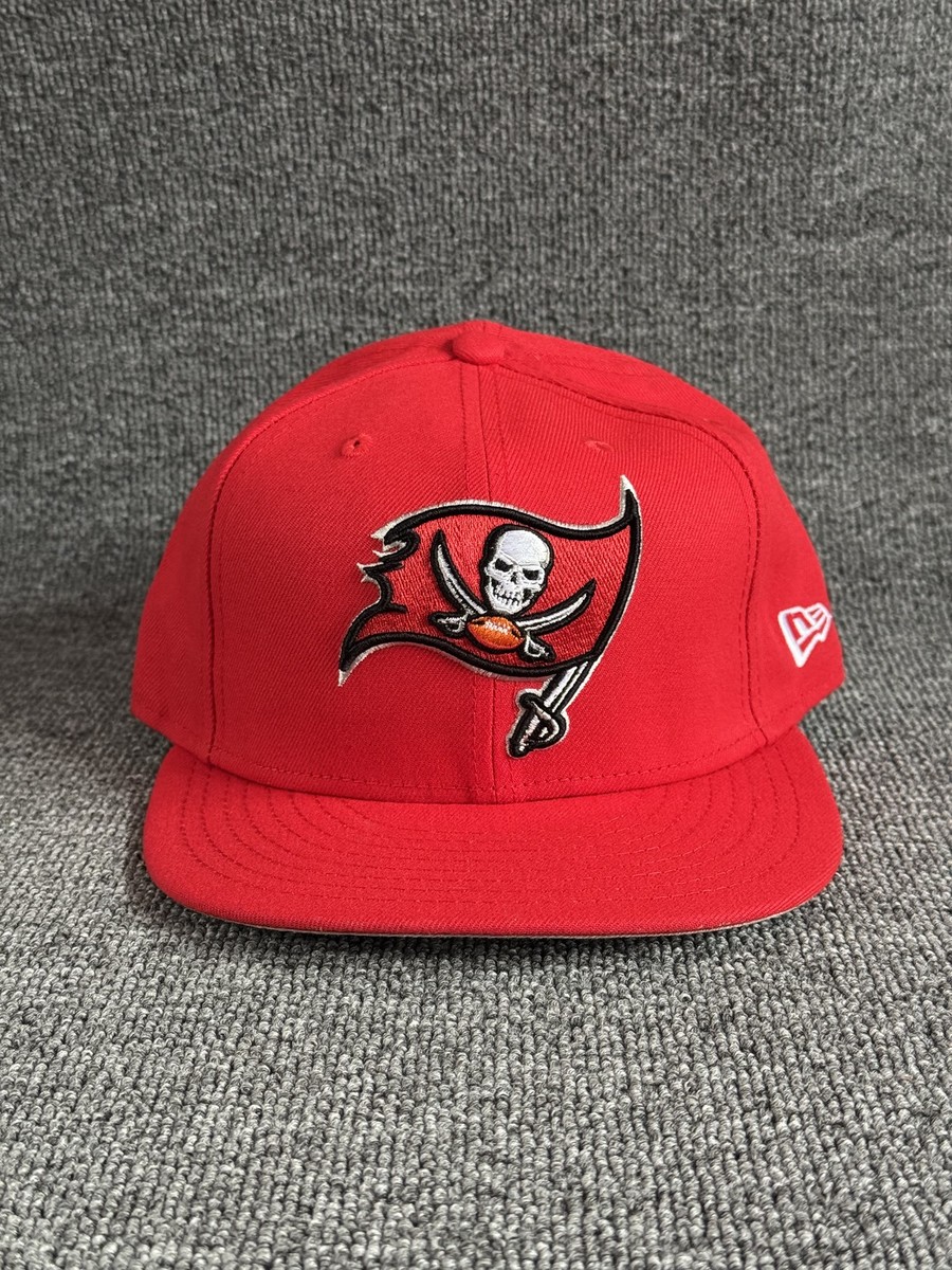New Era Tampa Bay Buccaneers NFL Red Snapback Hat Flat Brim