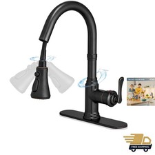 Oil Rubbed Bronze Bar Sink Faucet Single Hole or 3 Hole, 3 Modes Wet Bar Fauc...