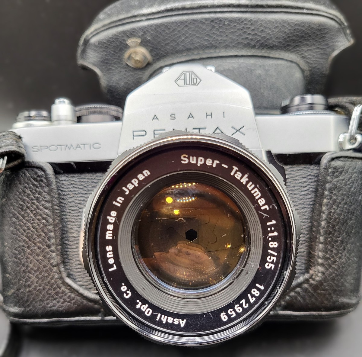ASAHI PENTAX SPOTMATIC カメラ　Takumar55f1.8 pentax-pentax-asahi-spotmatic-