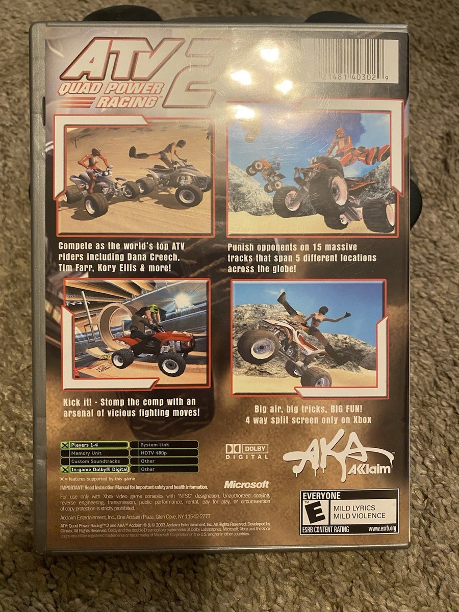 ATV: Quad Power Racing 2 Xbox Platinum Hits | eBay