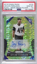 2019 Prizm Rookies Neon Green Pulsar Jaylon Ferguson #379 PSA 10 GEM MT Auto 8d2
