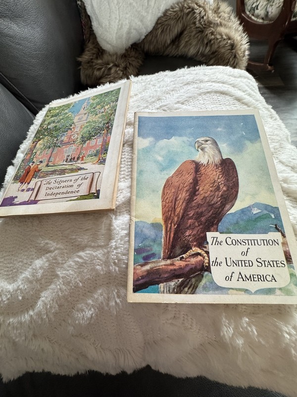 Vintage 1940 Constitution & Declaration Signers BookletsLot Prudential WWII WW2