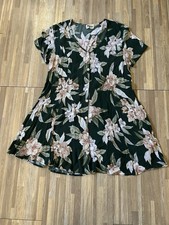 Show Me Your Mumu Bennett Babydoll Green Floral Dress size Medium