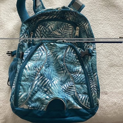 High Sierra Blue Print Backpack, Laptop Bag, Good Condition See Pics, No Tears