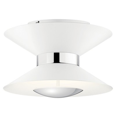 Kichler 84132 Kordan 2 Light 14''W Integrated LED Semi-Flush - White