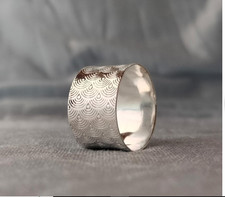 Wide Silver Band, 925 Sterling Silver Ring, Wedding Band Ring, Band RingAll Size