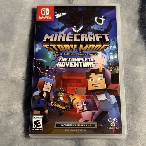 Minecraft Story Mode Complete Adventure Nintendo Switch, Episodes 1-8, Telltale