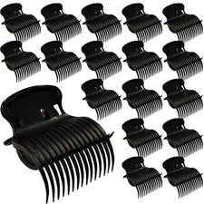 18 Pack Hot Roller Clips Hair Curler Claw Clips Replacement Hair Section Styling