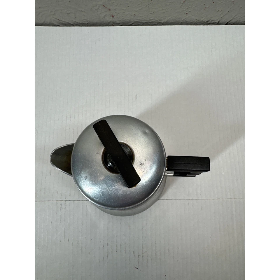 Wear-Ever Percolator 咖啡壶 #3004 铝制 完整 4 杯 露营/炉灶 — 第 3/4 张图片