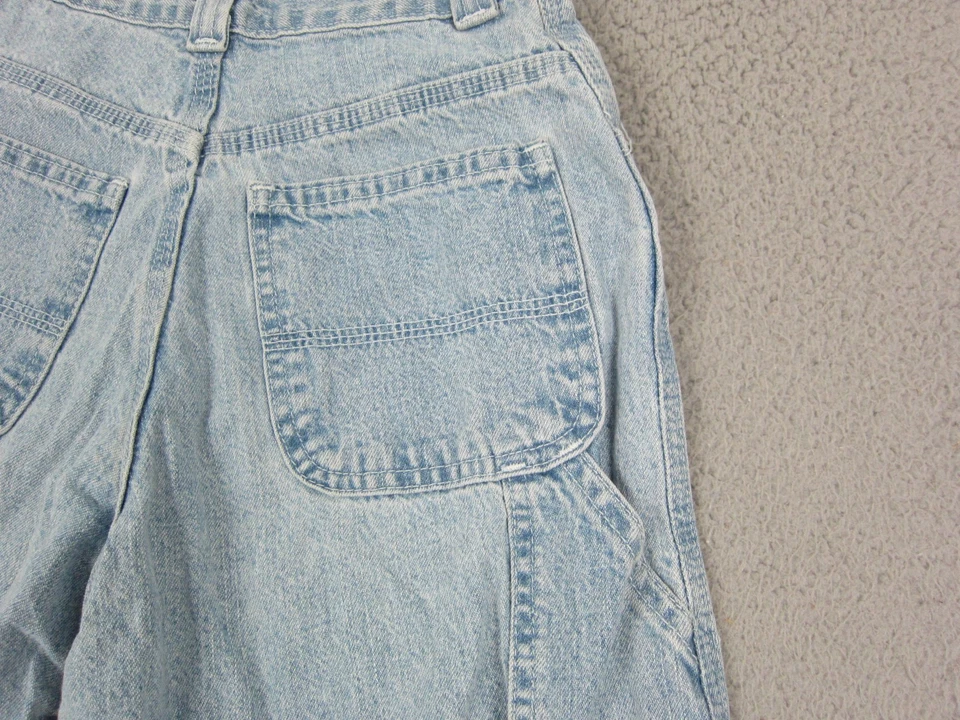 Jeans Glory Desteñidos Vintage Juveniles 12S 22x26 Azul Carpintero Denim Lavado Claro Años 90 Foto 3 de 4