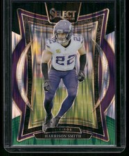 2024 Panini Select #59 Harrison Smith Black & Green Prizm Shock