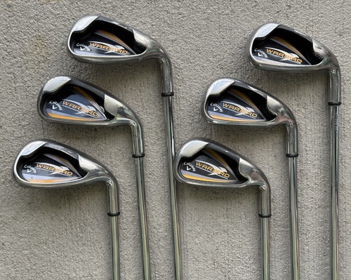 Callaway Right Handed Iron Set WARBIRD 4-6 8-9 PW No 7 Iron Steel Shaft Flex UNI